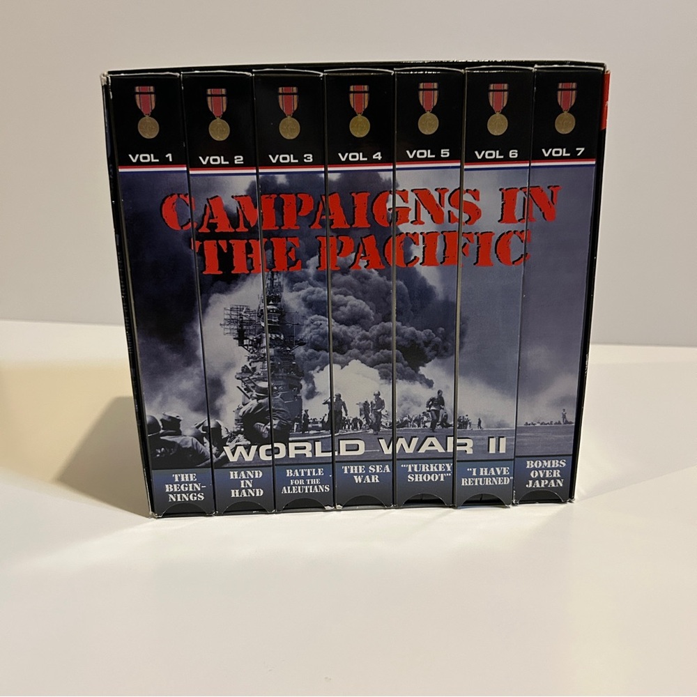 World War II Campaigns in the Pacific VHS tape Set